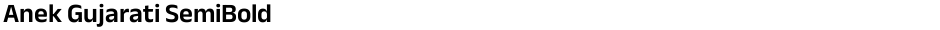 Anek Gujarati SemiBoldDemo
