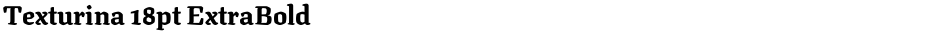 Texturina 18pt ExtraBoldDemo