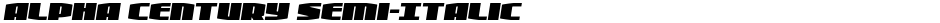 Alpha Century Semi-ItalicDemo