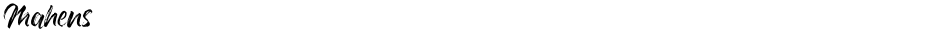 MahensDemo