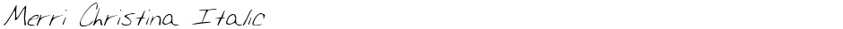 Merri Christina ItalicDemo