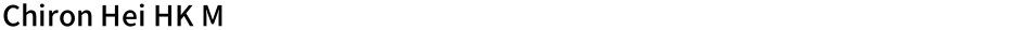 Chiron Hei HK MDemo