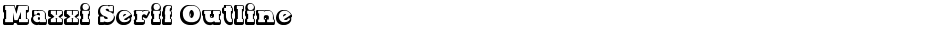 Maxxi Serif OutlineDemo