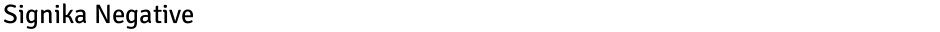 Signika NegativeDemo