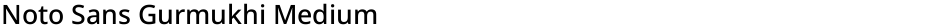 Noto Sans Gurmukhi MediumDemo