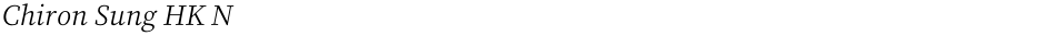 Chiron Sung HK NDemo