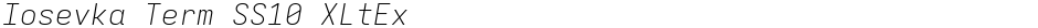 Iosevka Term SS10 XLtExDemo
