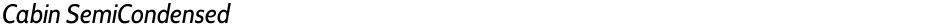 Cabin SemiCondensedDemo