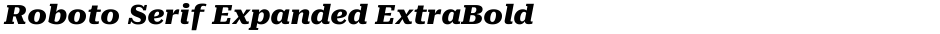 Roboto Serif Expanded ExtraBoldDemo