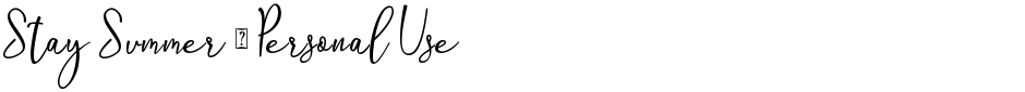 Stay Summer - Personal UseDemo