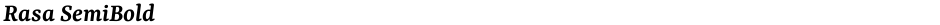Rasa SemiBoldDemo