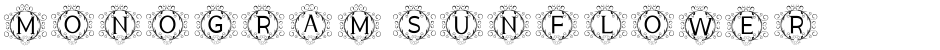 monogram sunflowerDemo