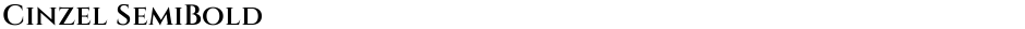 Cinzel SemiBoldDemo