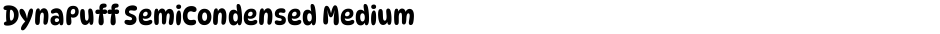 DynaPuff SemiCondensed MediumDemo