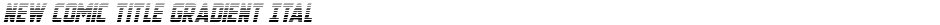 New Comic Title Gradient ItalDemo