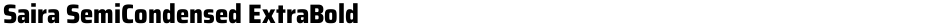 Saira SemiCondensed ExtraBoldDemo