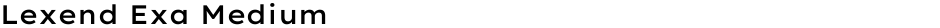 Lexend Exa MediumDemo