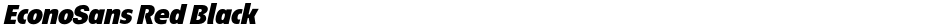 EconoSans Red BlackDemo
