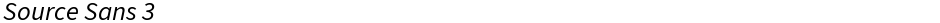 Source Sans 3Demo