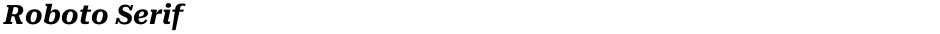 Roboto SerifDemo