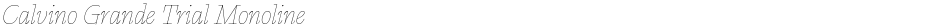 Calvino Grande Trial MonolineDemo