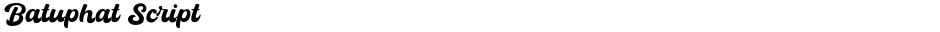 Batuphat ScriptDemo