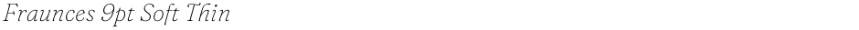 Fraunces 9pt Soft ThinDemo