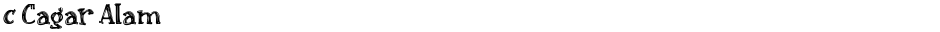 c Cagar AlamDemo
