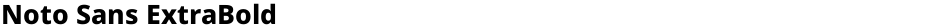 Noto Sans ExtraBoldDemo