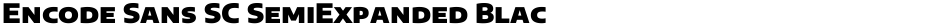 Encode Sans SC SemiExpanded BlackDemo