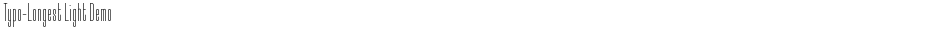 Typo-Longest Light DemoDemo