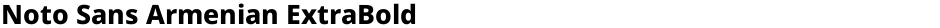 Noto Sans Armenian ExtraBoldDemo