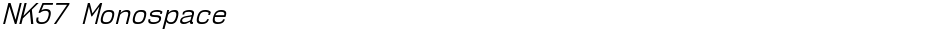 NK57 MonospaceDemo
