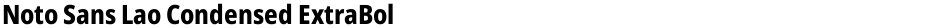 Noto Sans Lao Condensed ExtraBoldDemo