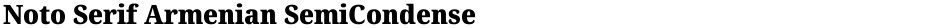 Noto Serif Armenian SemiCondensed BlackDemo