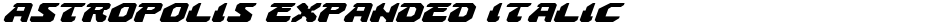 Astropolis Expanded ItalicDemo