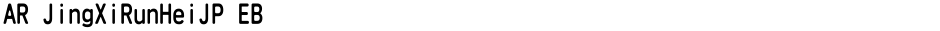AR JingXiRunHeiJP EBDemo