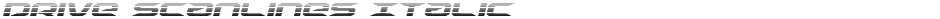 Drive Scanlines ItalicDemo