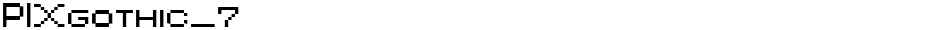 PIXgothic_7Demo