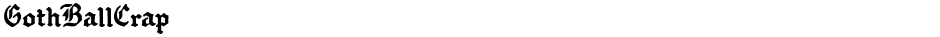GothBallCrapDemo