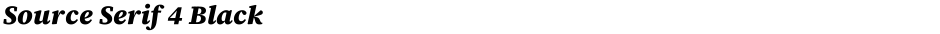 Source Serif 4 BlackDemo