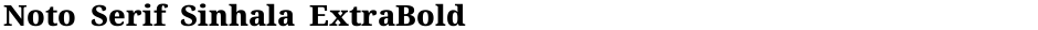 Noto Serif Sinhala ExtraBoldDemo