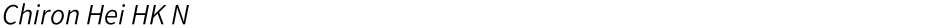 Chiron Hei HK NDemo