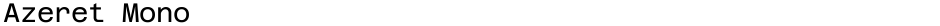 Azeret MonoDemo