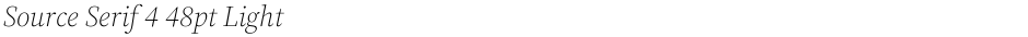 Source Serif 4 48pt LightDemo