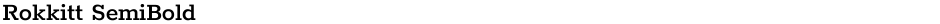 Rokkitt SemiBoldDemo