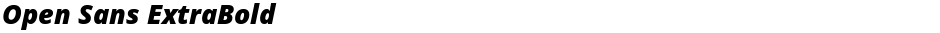 Open Sans ExtraBoldDemo