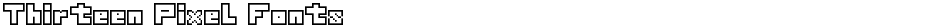 Thirteen Pixel FontsDemo