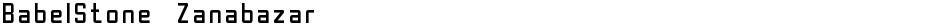 BabelStone ZanabazarDemo