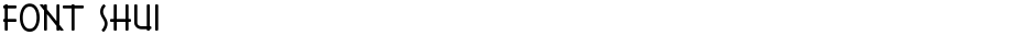 Font ShuiDemo